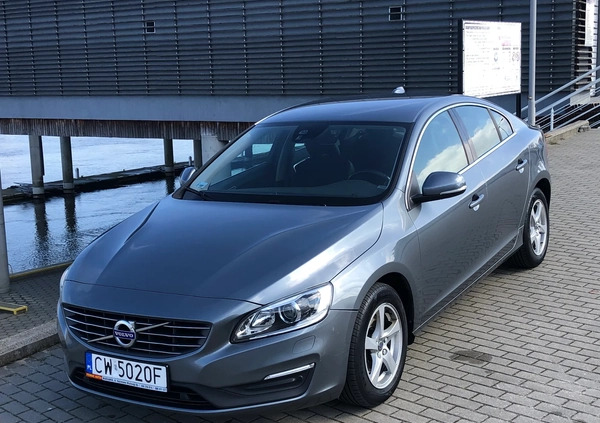 Volvo S60 cena 64900 przebieg: 179000, rok produkcji 2017 z Włocławek małe 704